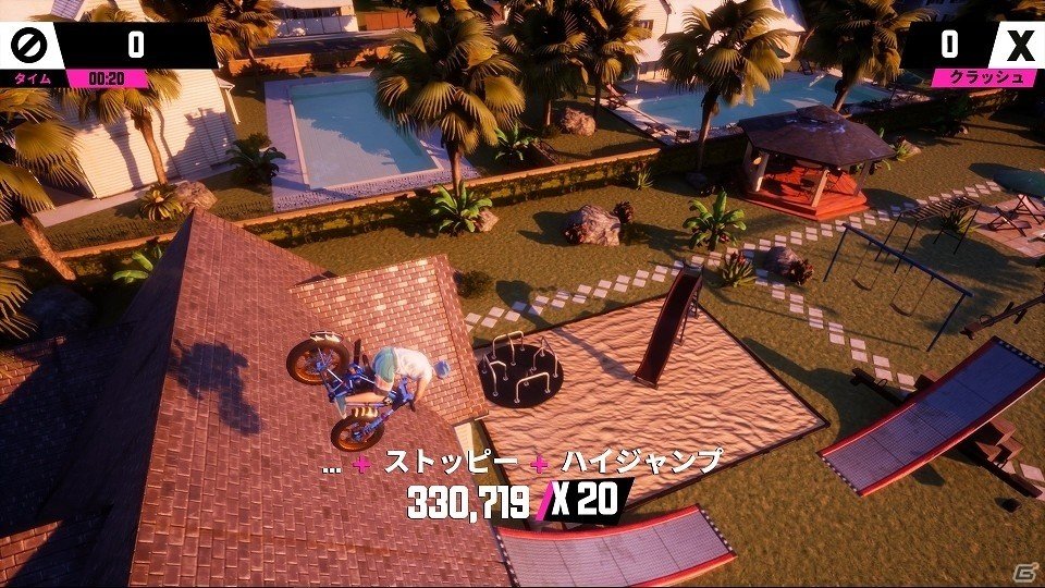 横スクロールバイクアクション「アーバントライアル プレイグラウンド」がSwitch向けに発売！シリーズ初の2P映像も公開にの画像11