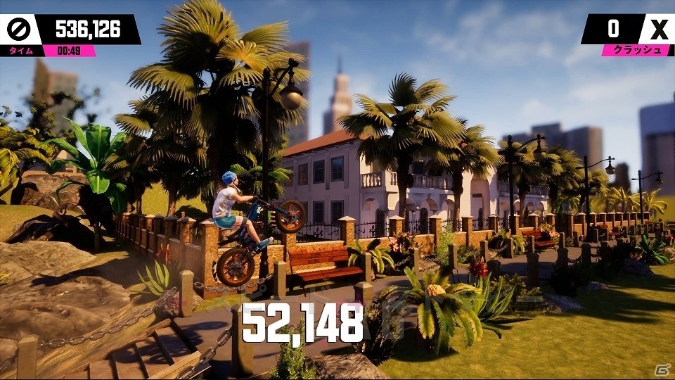 横スクロールバイクアクション「アーバントライアル プレイグラウンド」がSwitch向けに発売！シリーズ初の2P映像も公開にの画像14
