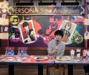 福山潤さんがカフェに参上！謎解きも楽しめる「セガコラボカフェ PERSONA5 the Animation」レポートの画像1