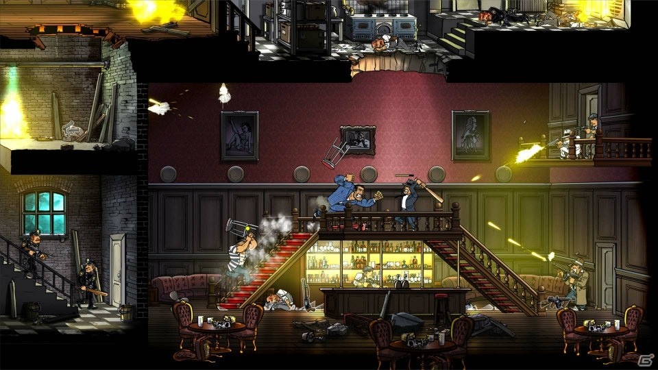 第2次世界大戦時のヨーロッパを舞台とした横スクロールアクション「Guns, Gore & Canoli 2」の日本語版が発売決定の画像5