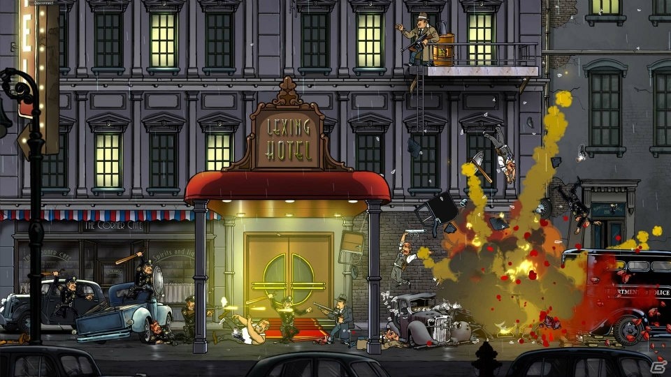 第2次世界大戦時のヨーロッパを舞台とした横スクロールアクション「Guns, Gore & Canoli 2」の日本語版が発売決定の画像6