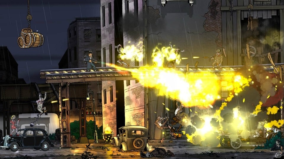 第2次世界大戦時のヨーロッパを舞台とした横スクロールアクション「Guns, Gore & Canoli 2」の日本語版が発売決定の画像7