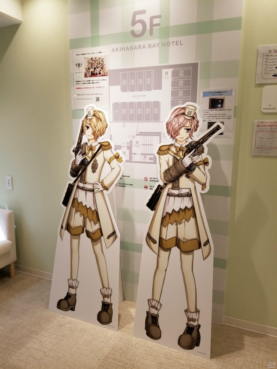 貴銃士の添い寝から古銃レプリカまで堪能できる『千銃士』秋葉原BAY HOTELコラボ内覧会をレポート！の画像2