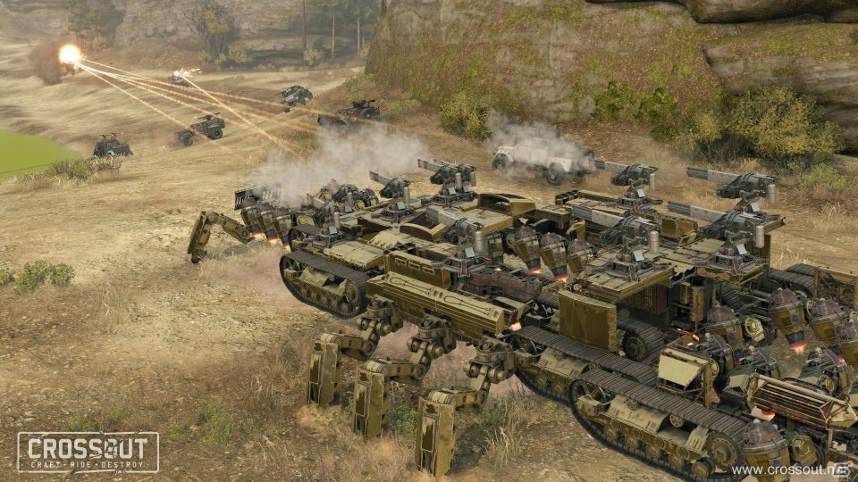 「CROSSOUT」特別車両リヴァイアサンを自ら操作して戦う新クランバトルが実装！の画像3