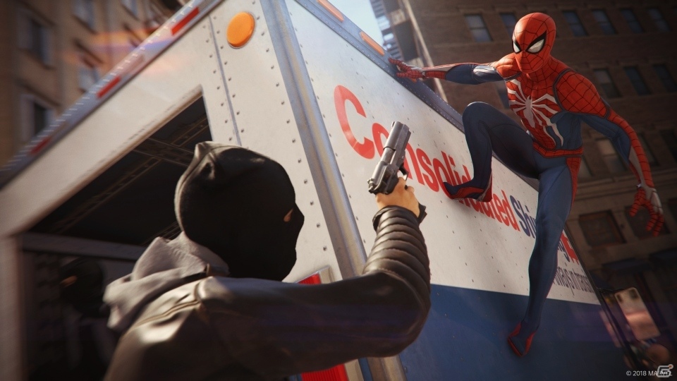 PS4「Marvel's Spider-Man」8分半に渡る映像で迫力のオープンワールドアクションを紹介！ゲームプレイトレーラーが公開の画像1