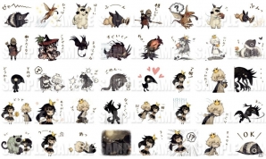 「嘘つき姫と盲目王子」絵本のような可愛いLINEスタンプが配信開始！の画像1