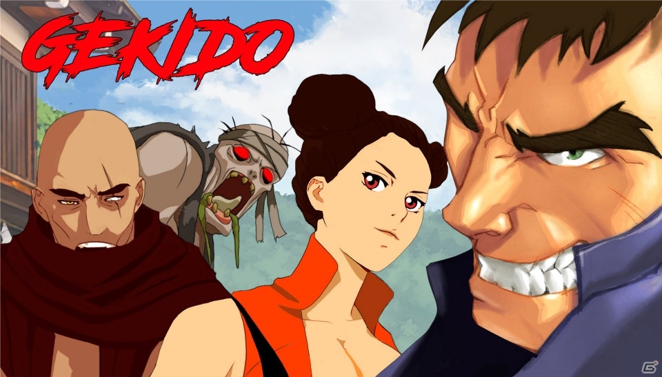 懐かしのアーケードゲームテイストが熱い！格闘アクション「GEKIDO」がSwitch向けに2018年6月7日配信決定の画像1