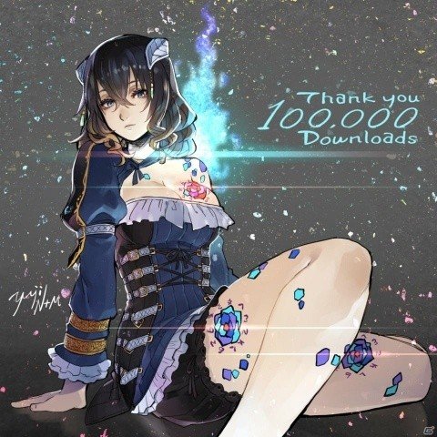 「Bloodstained: Curse of the Moon」Xbox One版が配信！全世界10万DL記念イラストが公開の画像1