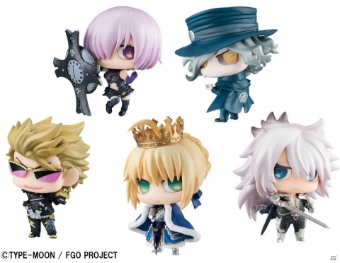 「Fate/Grand Order」サーヴァントたちがゆーぽん氏のかわいいデフォルメイラストで立体化！の画像1