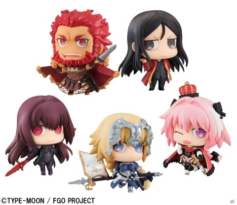 「Fate/Grand Order」サーヴァントたちがゆーぽん氏のかわいいデフォルメイラストで立体化！の画像2