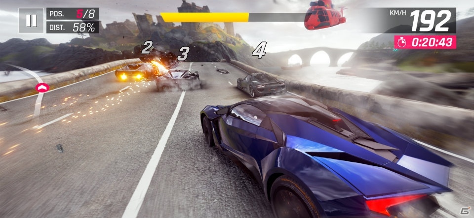 iOS/Android/PC「アスファルト9：Legends」が今夏配信！新たな操作方法「Touchdrive」も登場の画像3