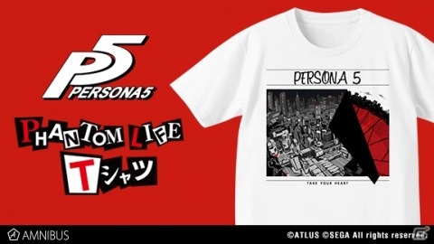 「ペルソナ5」オリジナルグッズ「アクリルマグネット」「手帳型スマホケース」「PHANTOM LIFE Tシャツ」の受注が開始！の画像3