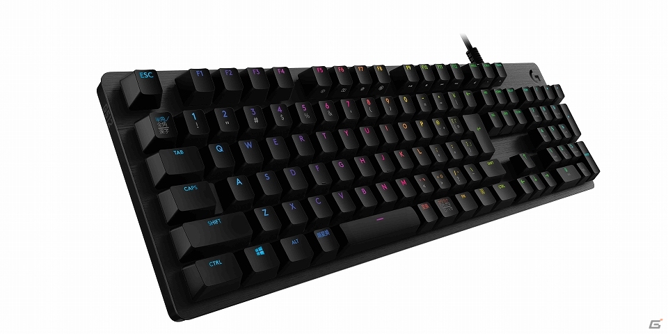よりクリック感のはっきりしたスイッチを採用したフラグシップゲーミングキーボード「G512」クリッキーが7月5日に発売！の画像1