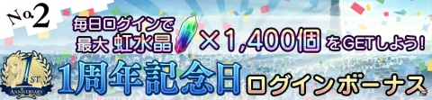 「ダンまち～メモリア・フレーゼ～」1周年記念10大キャンペーンが開催！ログインで★4ヘスティアをゲットしようの画像3