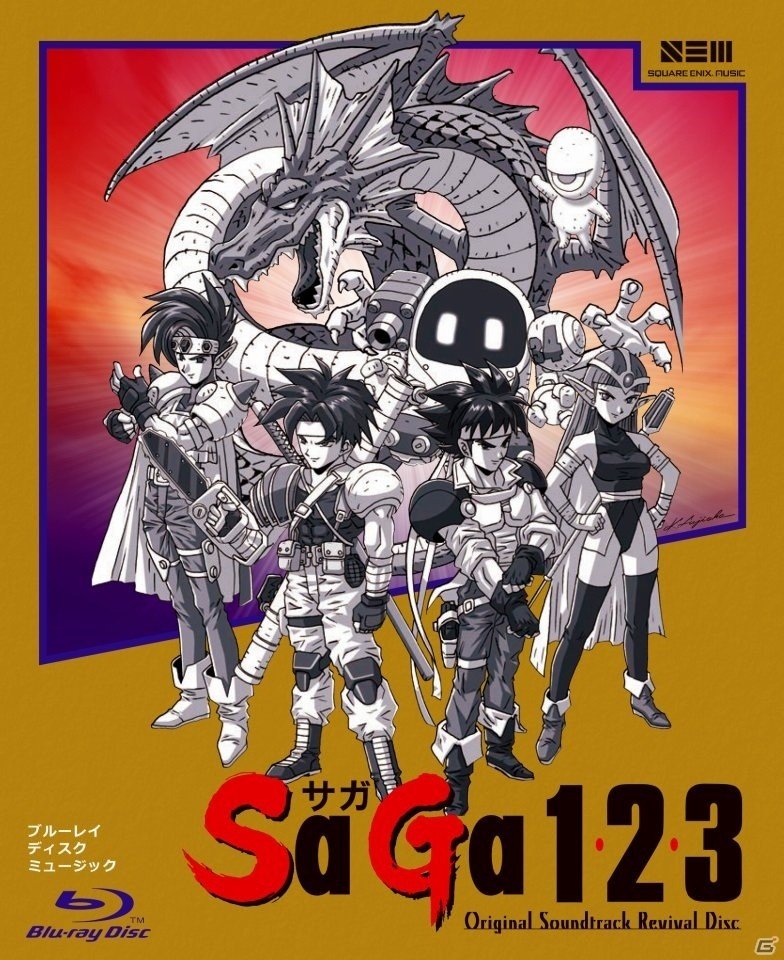 「SaGa 1,2,3 Original Soundtrack Revival Disc」ジャケット＆プロモーション映像が公開の画像1