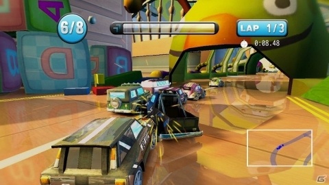 Switch版「Super Toy Cars」が配信開始！おもちゃだらけの子供部屋をサーキットにして遊ぶミニカーレースゲームの画像2
