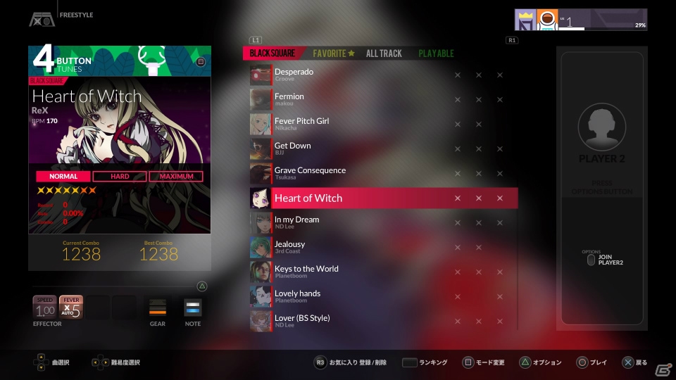 PS4「DJMAX RESPECT」DLC「BLACK SQUAREパック」と「UNLOCK SONGS＆MISSIONS」が配信開始！の画像5