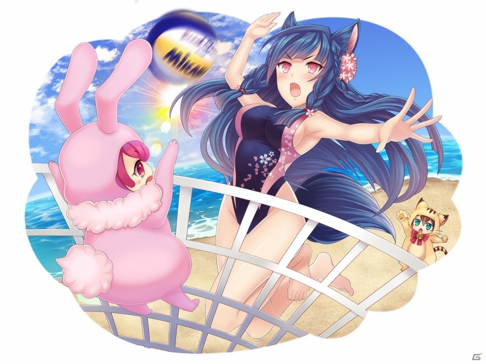 「モン娘☆は～れむ」花魔王2人が夏の特別衣装で登場！「桜と菊の夏衣装限定ガチャ」が開催の画像3