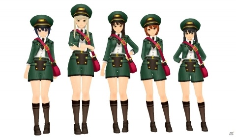 「スクールガールストライカーズ2」2018年7月の新コスチュームは「郵便屋さん」！の画像6