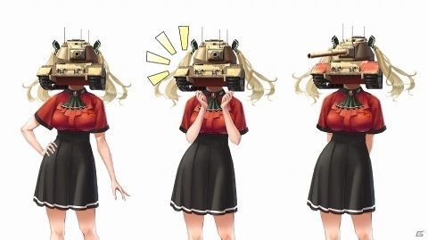 「World of Tanks Blitz」にて恋愛SLG「戦車頭女子～君の笑顔が見たくて～」が公開！の画像3
