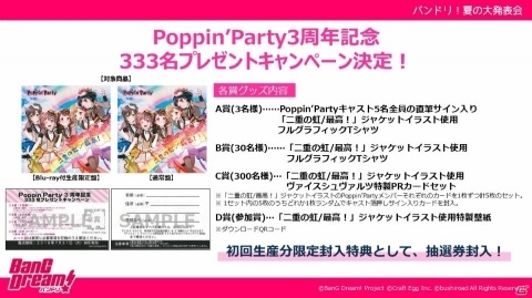 「BanG Dream! 6th☆LIVE」が開催決定！「バンドリ！夏の大発表会」レポートの画像4
