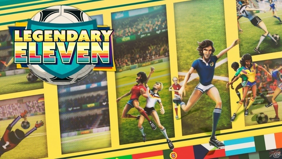 Switch「Legendary Eleven」が配信開始―70年代～90年代のサッカー界にインスパイアされたアーケードサッカーゲームの画像1