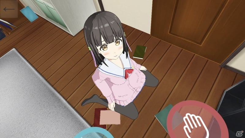「One Room VR 花坂結衣は引越してくる -制服編」のiPhone版が発売！の画像8