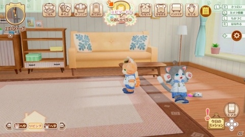 おしゃべりするネコ達と「ほんわか家族」になっていく「ネコ・トモ」のゲーム概要を紹介！の画像2