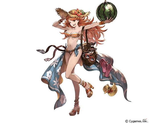 「グランブルーファンタジー」水着バージョンキャラの解放武器が登場！カタリナやイオのEX POSEも追加の画像13