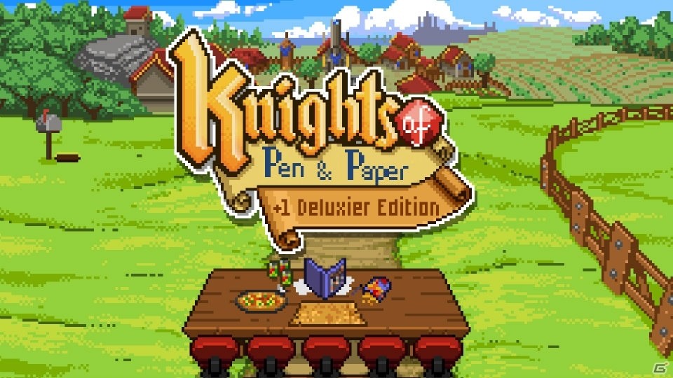 レトロ風王道RPG「Knights of Pen and Paper +1 Deluxier Edition」がSwitch向けに発売決定！の画像1