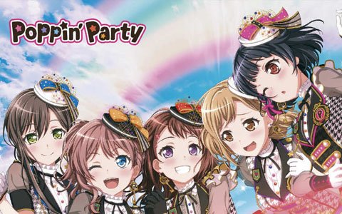 「BanG Dream!（バンドリ！）」Poppin'Party 10th Single「二重の虹／最高！」がリリース！