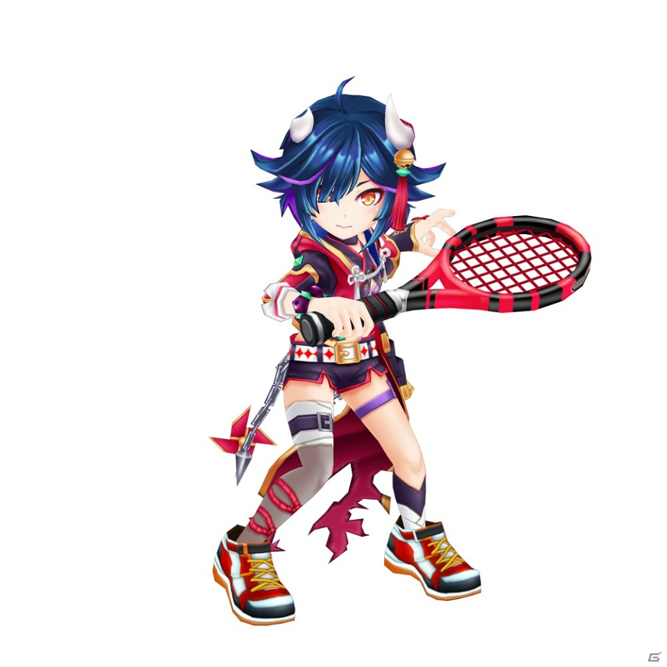 「白猫テニス」新オリジナルキャラクターのエンマ（CV：長谷川育美）と先輩ルカ（CV：茜屋日海夏）が登場！の画像3