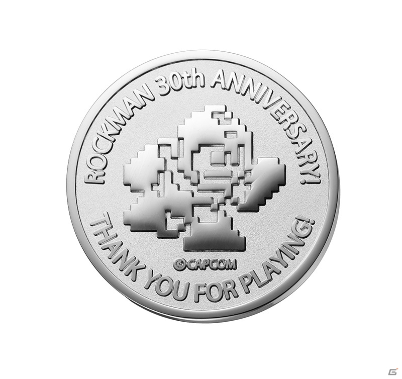 「ロックマン」＆「ストリートファイター」シリーズ30周年を記念した純金メダル/インゴットなどが発売の画像5