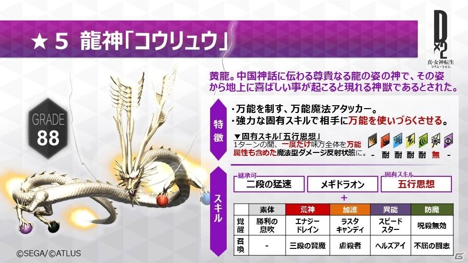 「D×2 真・女神転生リベレーション」新種族“龍神”の追加を含む大型アップデートが実施！の画像18