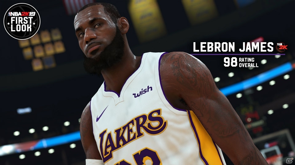 「NBA 2K19」最新ゲーム内画像が公開！気になるスター選手のレーティングも発表の画像1