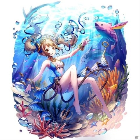 「メギド72」衣装機能が登場！ログインで「ウェパル」の水着衣装「人魚の夏休み」をゲットの画像2
