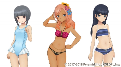 「アリス・ギア・アイギス」新たに6名のキャラクターが水着で登場！の画像1