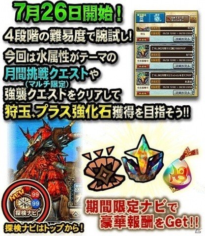 「モンスターハンター エクスプロア」アップデート「雷纏いし泡狐！タマミツネ雷泡種！」が7月26日実施！の画像6