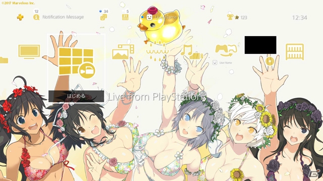 「閃乱カグラ PEACH BEACH SPLASH SUNSHINE EDITION」本日発売！1週間限定でPS4用テーマが無料配信の画像6