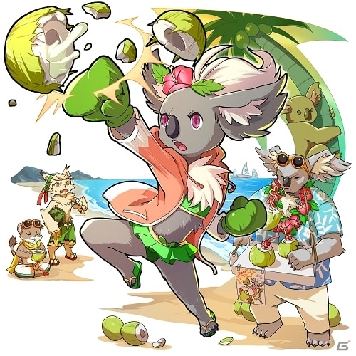 iOS/Android「ファイトリーグ」ハーモニーらファイター9体が水着で登場！夏季限定水着コレクションが開催の画像10