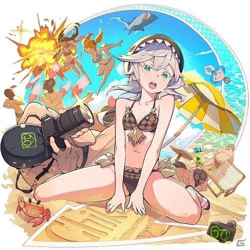 iOS/Android「ファイトリーグ」ハーモニーらファイター9体が水着で登場！夏季限定水着コレクションが開催の画像7