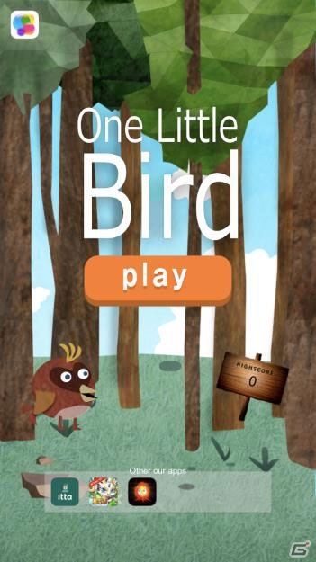 シンプル操作のドキドキアクションゲーム「One Little Bird」がiOS/Android向けに配信の画像3