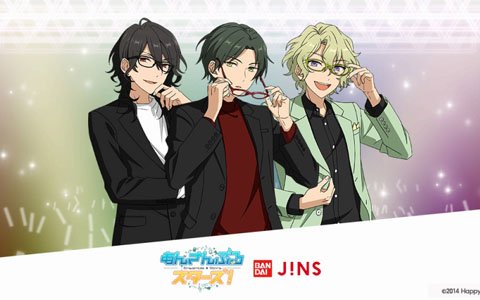 「あんさんぶるスターズ！×BANDAI×JINS」コラボメガネが8月3日から登場！