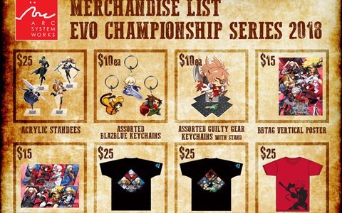 アークシステムワークス、格闘ゲーム大会「The Evolution Championship Series 2018」にブース出展が決定！