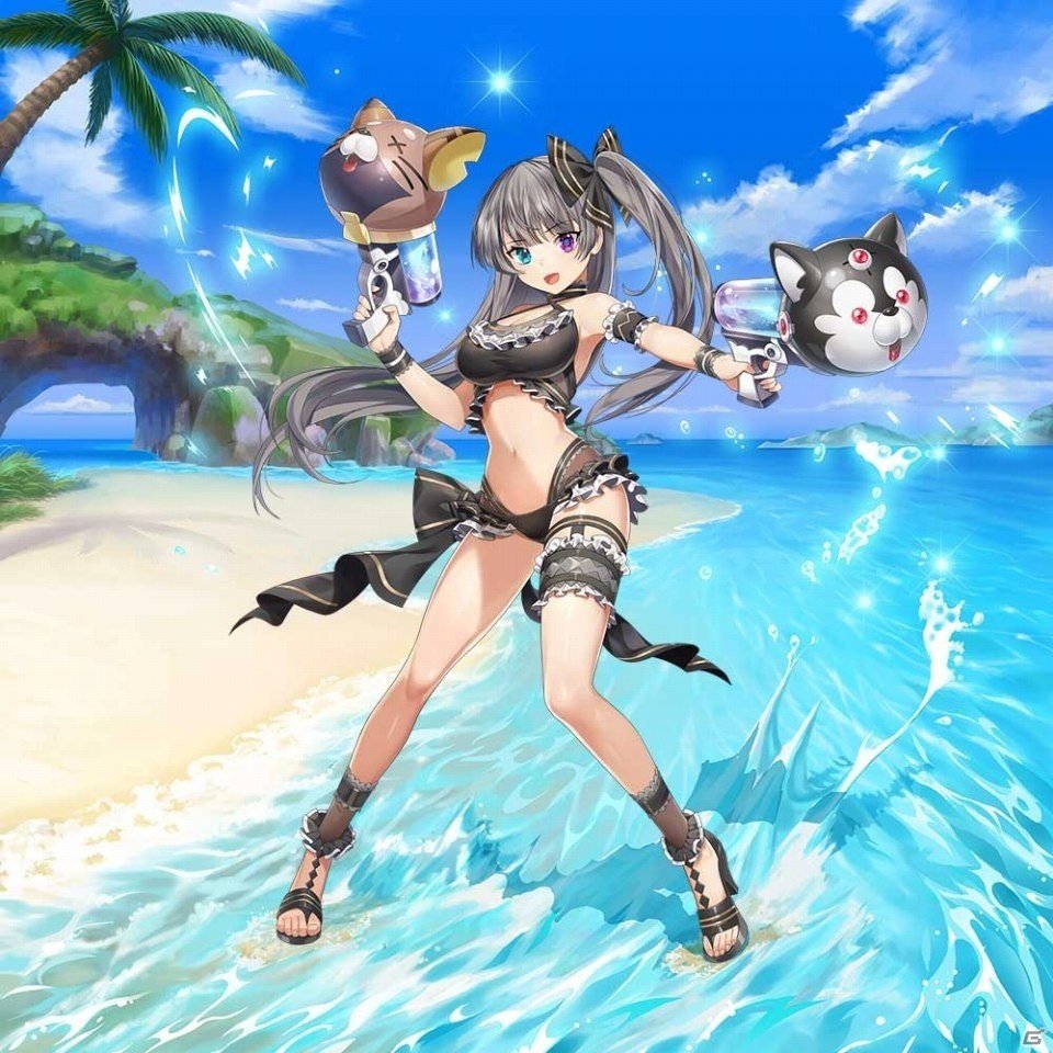 「ヴァルキリーコネクト」水着姿の新キャラクター「リサ」と「サーシャ」が登場！の画像2