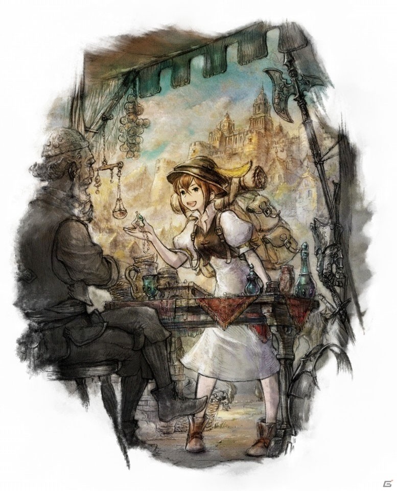緻密かつ美しい世界は1ドットのせめぎ合いで生まれた―「OCTOPATH TRAVELER」アートチームインタビューの画像7