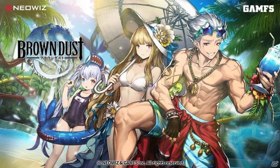 「ブラウンダスト」アンジェリカの水着衣装が入手できる夏イベントが開催！新傭兵も登場の画像1