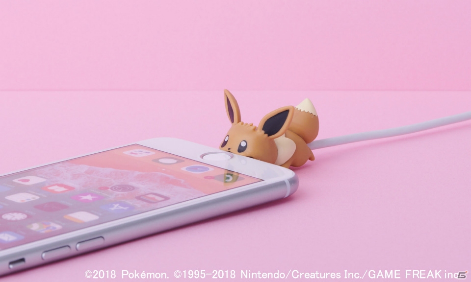 ピカチュウたちがiPhoneにガブッ!と噛みつくケーブル用アクセサリー「ケーブルバイト ポケモン」が8月10日発売の画像
