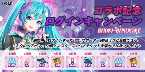 iOS/Android「アストロアンドガールズ」にて「初音ミク」とのコラボイベントが開催！の画像6