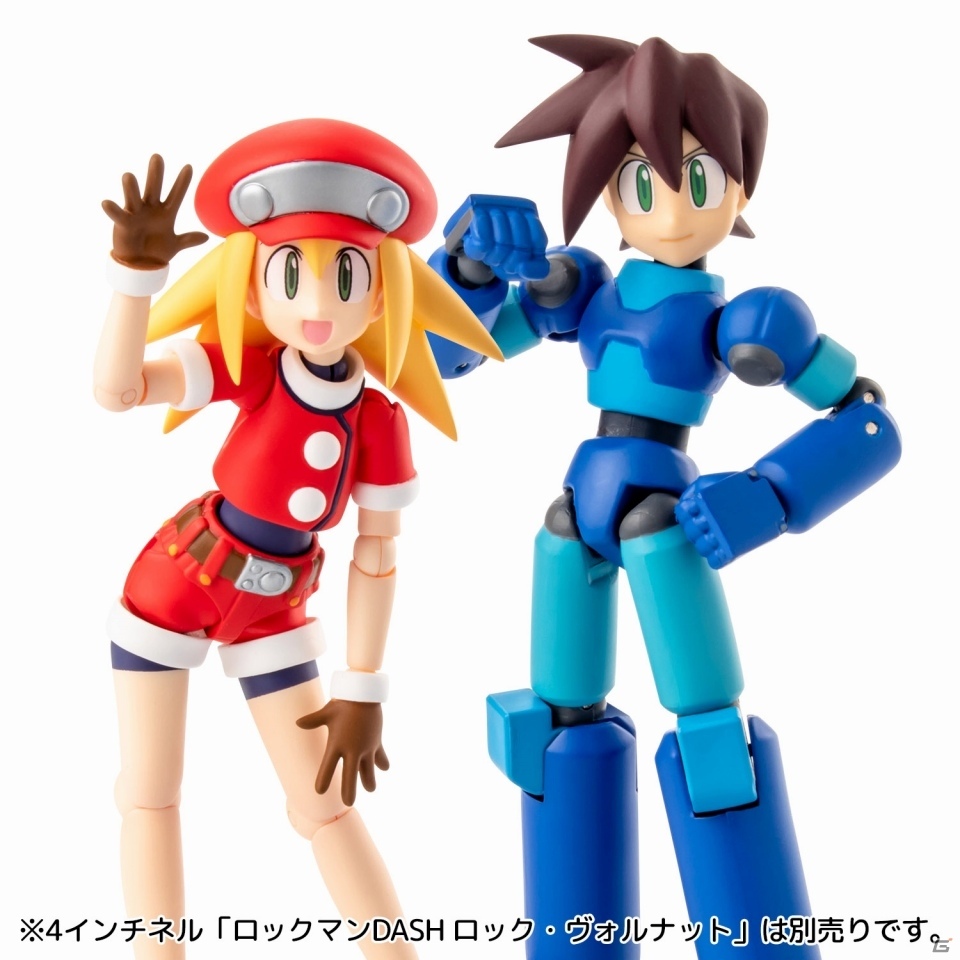 「ロックマンDASH」よりロール・キャスケットが4インチネルフィギュアで登場！の画像3